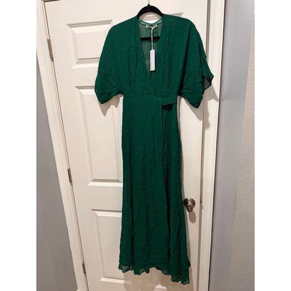 Women's Reformation Emerald Green Winslow Maxi Dress XS - Picture 6 of 8